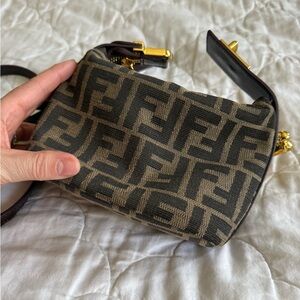Monogram Mini Bag - Brown